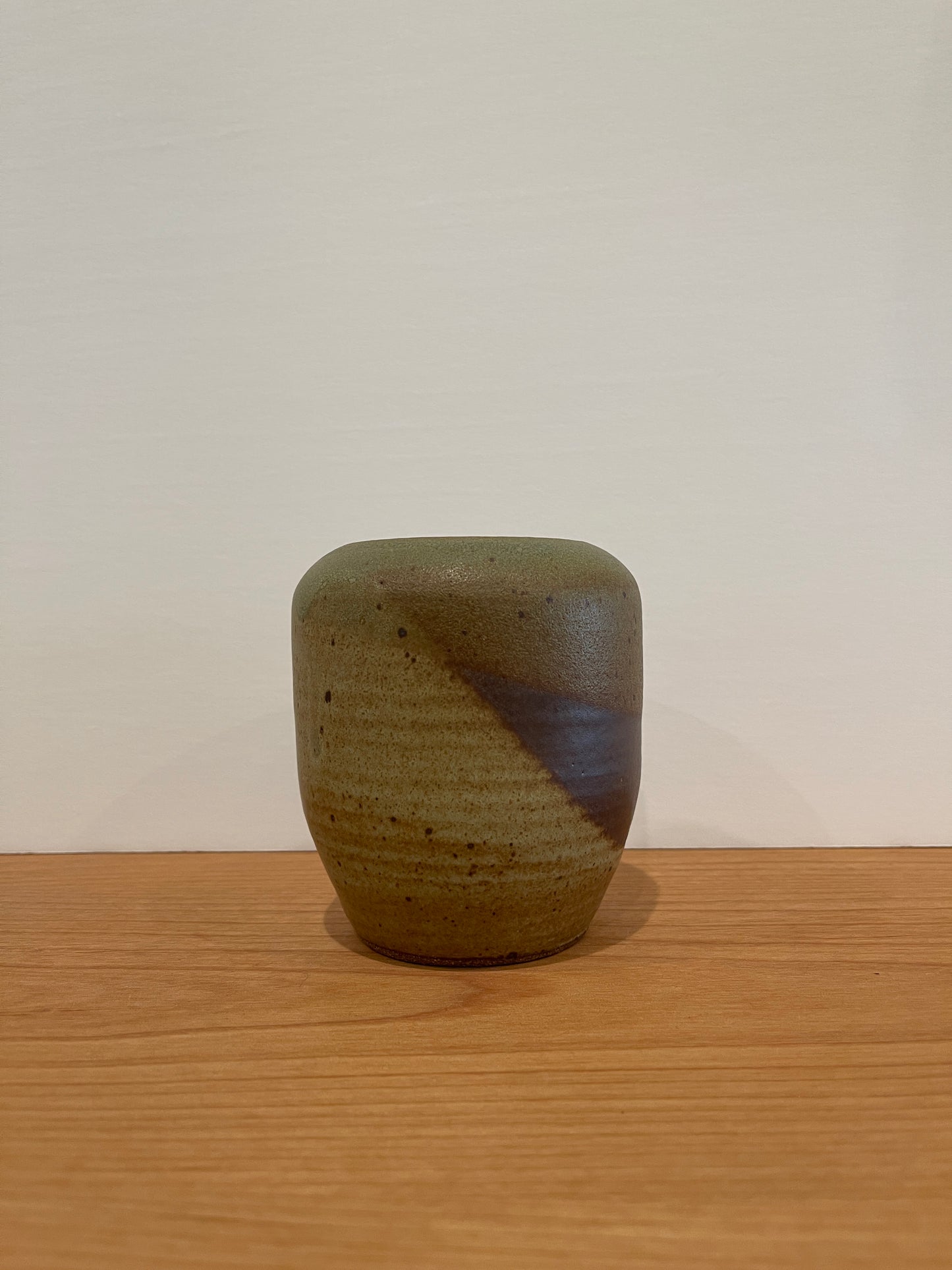 Shoshi Watanabe - Vase-Small-Brown and Light Blue
