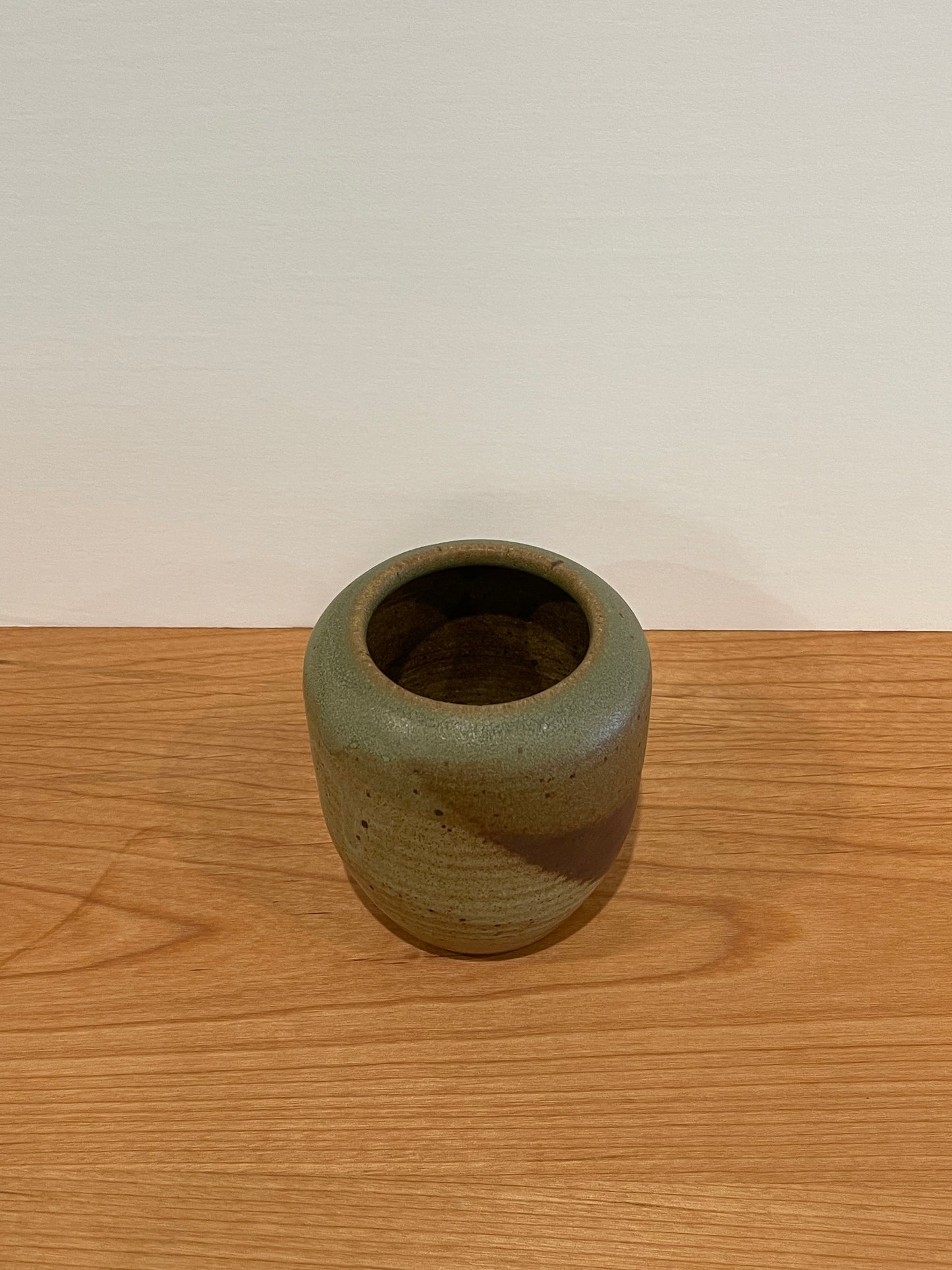 Shoshi Watanabe - Vase-Small-Brown and Light Blue