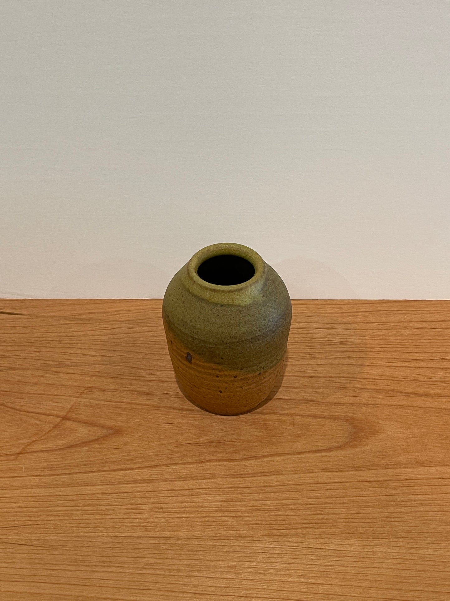 Shoshi Watanabe - Vase-Small-Brown and Light Yellow Green