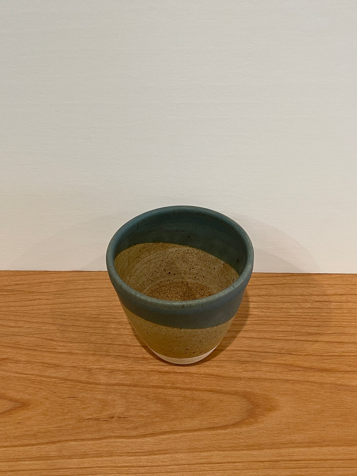 Shoshi Watanabe - Large Cup-Blue w/White bottom