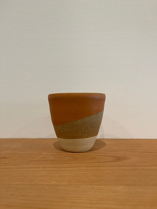 Shoshi Watnabe - Large Cup-Orange w/White bottom
