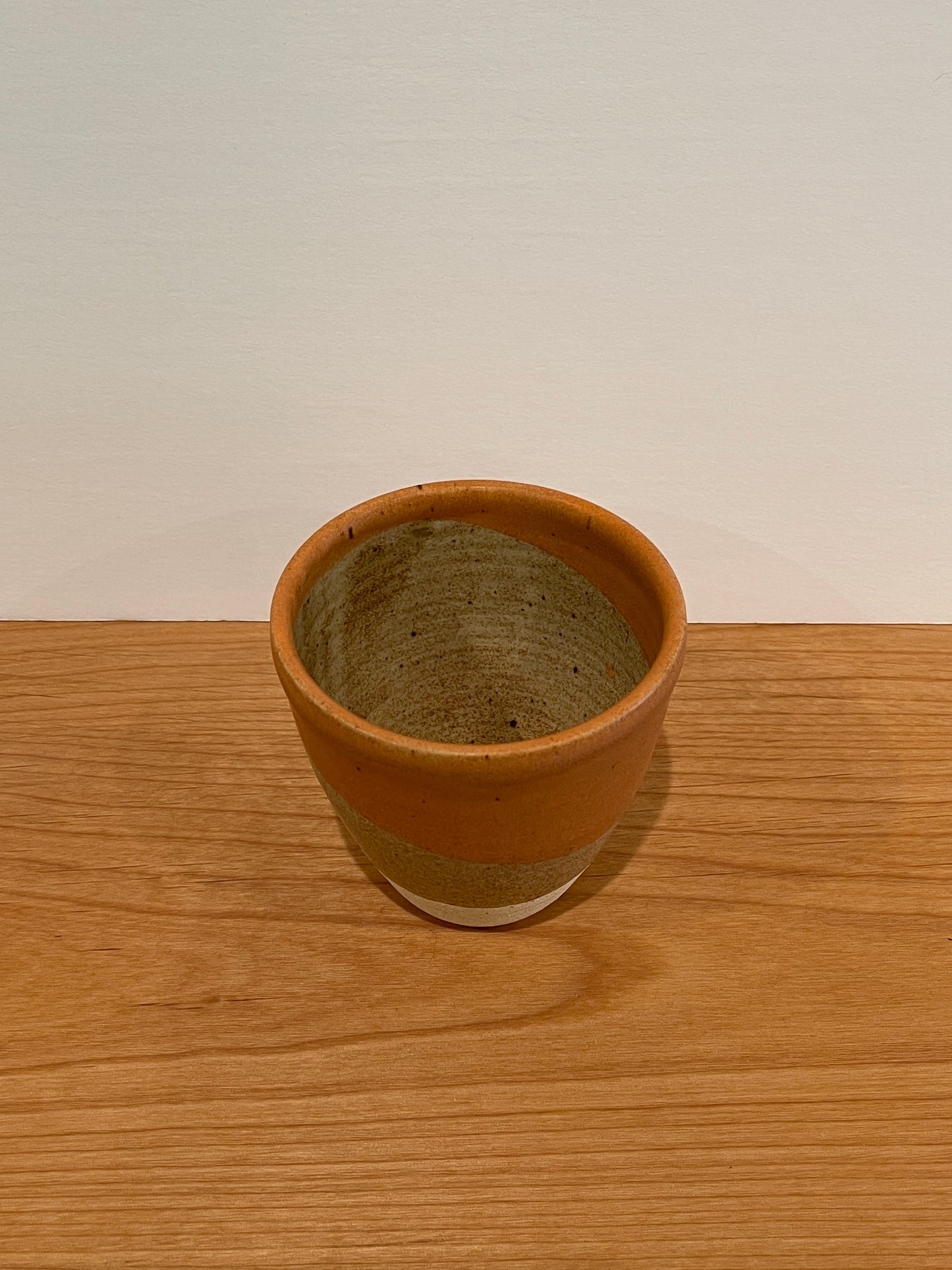 Shoshi Watnabe - Large Cup-Orange w/White bottom