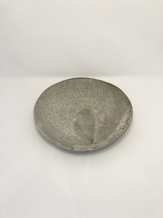Nora Zamichow - Large plate - Round Gray