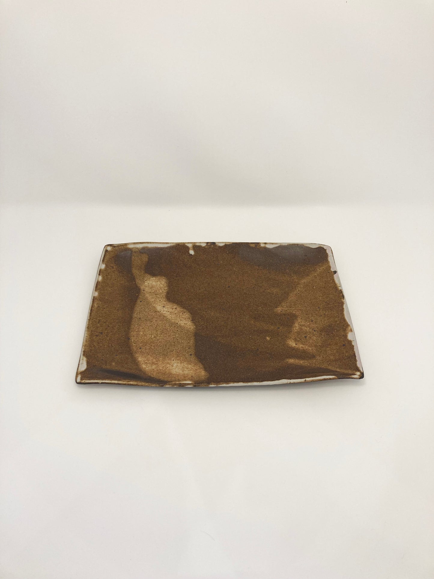 Nora Zamichow - Large plate - Rectangle Brown