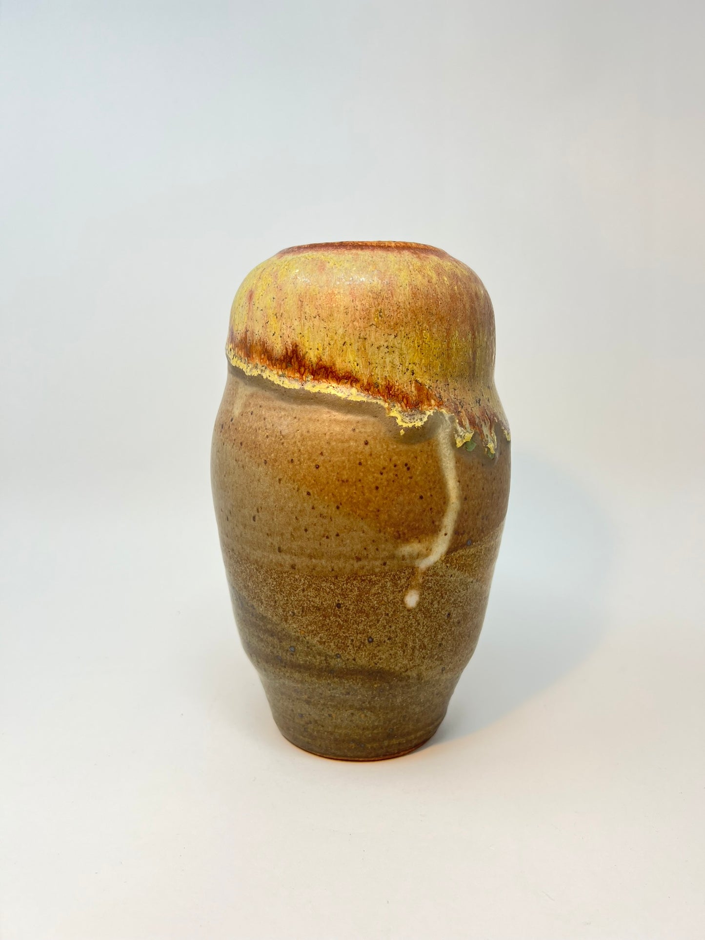 Shoshi Watanabe - Vase (Brown with Drip)